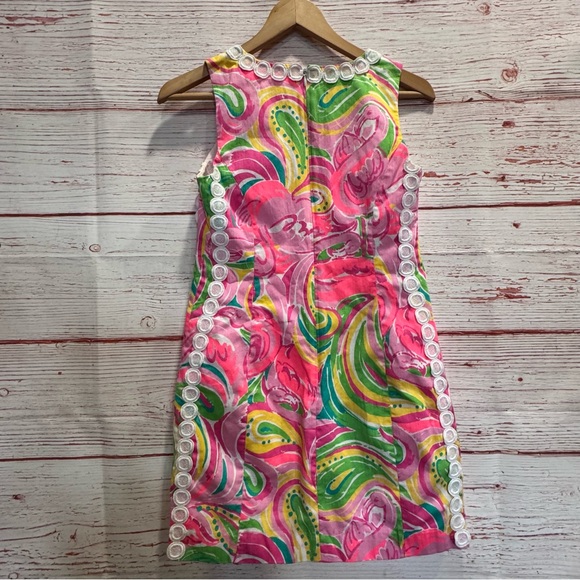 Lilly Pulitzer Mila Shift Dress in Multi All Nighter Sz 2 - Picture 11 of 13